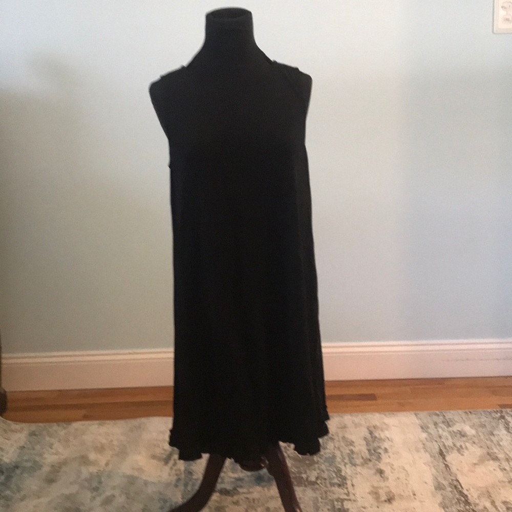 Jcrew sleeveless black dress M